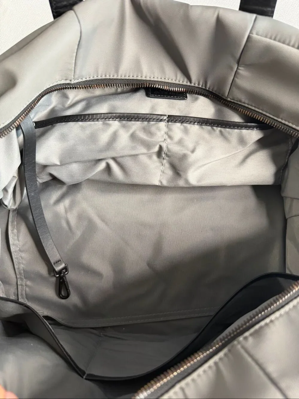 Away The Everywhere Sleek Grey Nylon Travel Carry On Bag